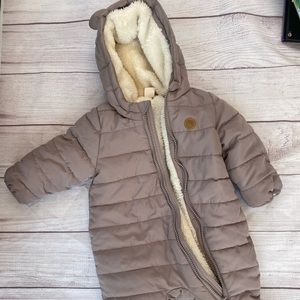 H and M baby snow suit